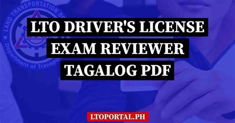 portal.lto.gov.ph exam tagalog|LTO Exam Reviewer in Tagalog (with answers).